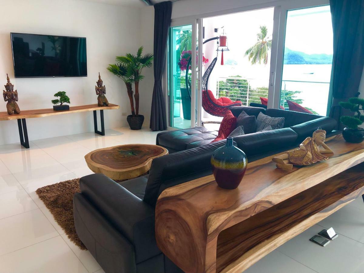 D-Lux 4 Bed Beachfront Apartment With Sea View Panwa-stranden Eksteriør billede