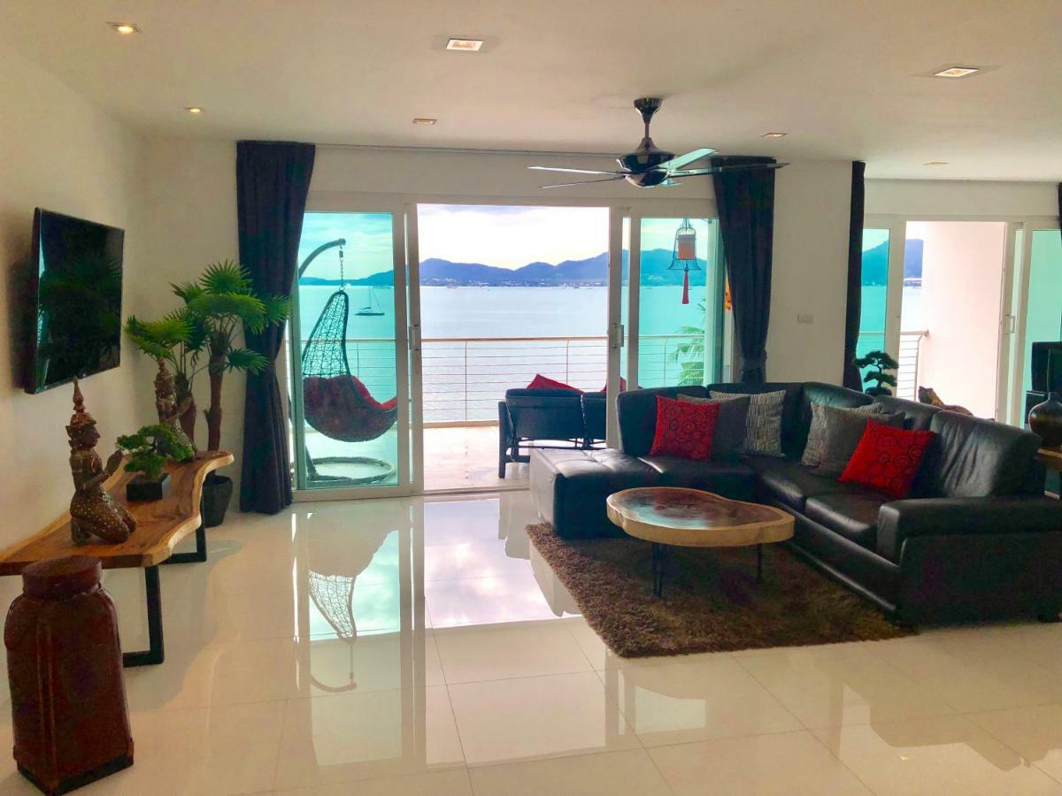 D-Lux 4 Bed Beachfront Apartment With Sea View Panwa-stranden Eksteriør billede