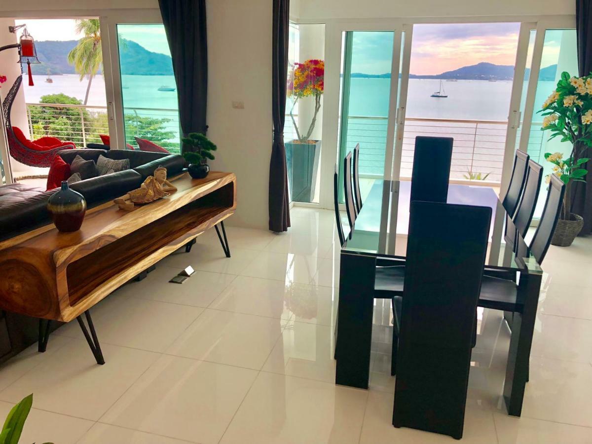 D-Lux 4 Bed Beachfront Apartment With Sea View Panwa-stranden Eksteriør billede